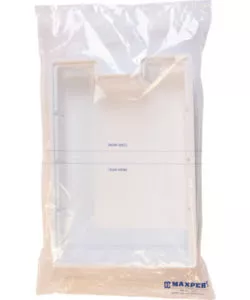 White and see through crash cart drug tray security small tear bag | Maxpert Medical