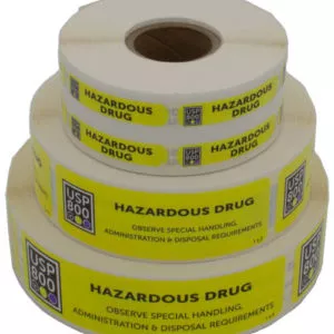 Hazardous Drug Label Stack