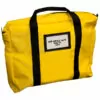 Bright yellow zippered Hazardous Drug Spill Kit Supply Bag with black straps and label | Maxpert Medical