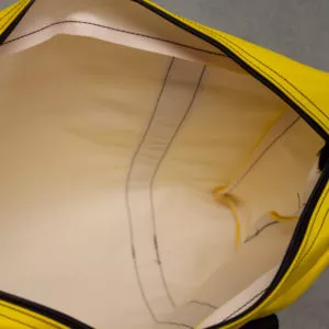 Inside view of durable Hazardous Drug Spill Kit Supply Bag | Maxpert Medical